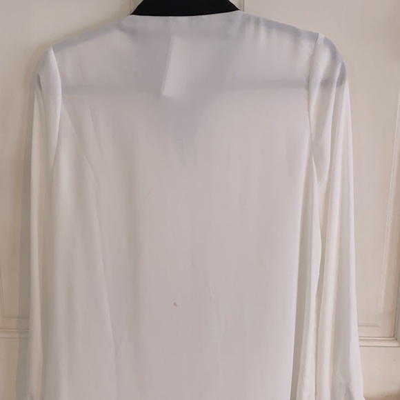 HAUTE MONDE White Blouse with Bow - Picture 3 of 4